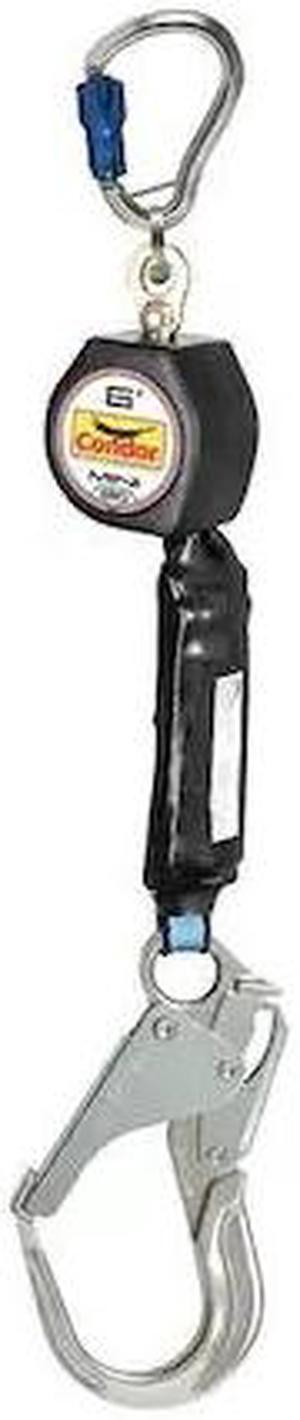 CONDOR 35KV02 Self Retracting Lifeline, 6 ft., Black