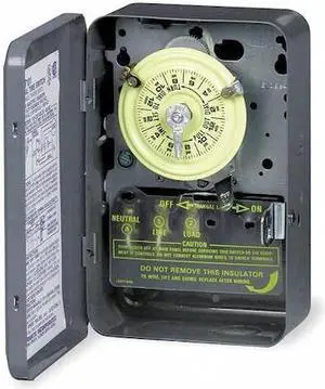 INTERMATIC T173 Electromechanical Timer,24 Hour,Dpst