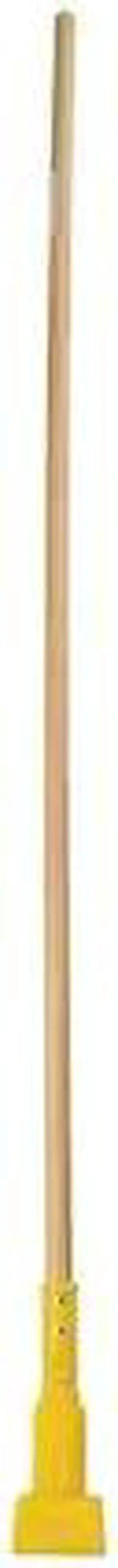TOUGH GUY 4EMF8 Clamp On Wet Mop Handle, Natural, Bamboo