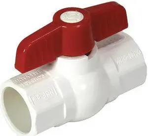 NDS E1410-15 Ball Valve,PVC Body,1-1/2 Pipe Sz