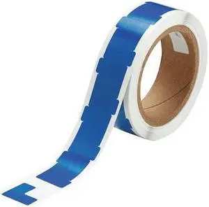 BRADY 121414 Marking Tape,L,1In W,1In L,PK750