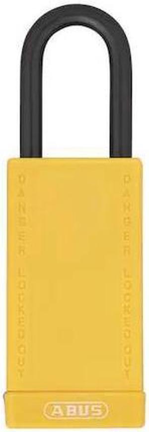 ABUS 74LB/40 KD YELLOW Lockout Padlock,KD,Yellow,3"H