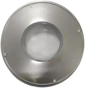 ZORO SELECT 4JRN2 Snap On Collar,Round,Galvanized Steel