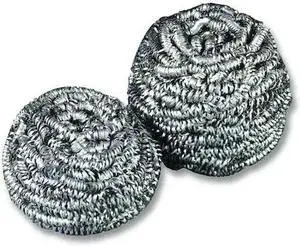 SCOTCH-BRITE 84CC Scrubber,Silver,General Purpose,PK12