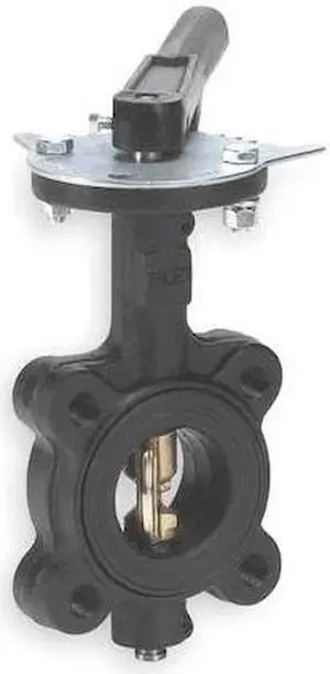 MILWAUKEE VALVE CL223E 2 1/2 Butterfly Valve,Lug,2 1/2 In,EPDM Liner
