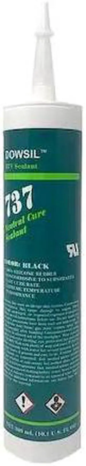 DOWSIL 99180483 Silicone Sealant, 10 oz, Cartridge, Clear, Silicone Base, 737