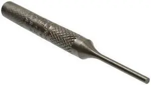 MAYHEW 21601 Knurled Pin Punch,5/64 Tip,3/16x2-3/4 in