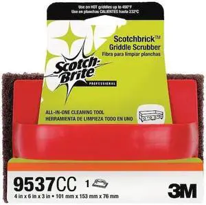 SCOTCH-BRITE 9537CC Scrubber Sponge,4" L x 6" W,PK4