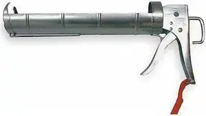 NEWBORN 315 Caulk Gun, 29 oz Container Size, Steel, 6:01, Half Barrel Frame