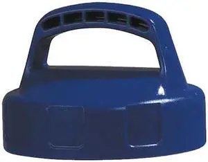 OIL SAFE 100102 Storage Lid,HDPE,Blue
