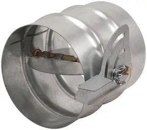 DAYTON 2TFX9 Balancing Damper,Round, 10 In,Diameter