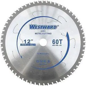 WESTWARD 24EM31 12",60-Teeth Circular Saw Blade