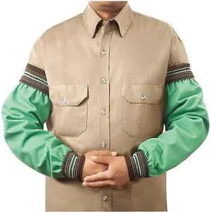 STEINER 1034-23WW-XW Flame-Resistant Sleeve, Cotton, 23 in Length, Green,