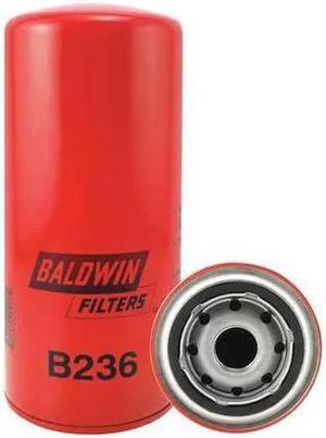 BALDWIN FILTERS B236 Oil/Hydraulic Filter,3-11/16 x 8-1/8 In