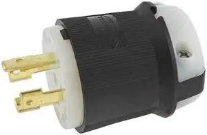 HUBBELL WIRING DEVICE-KELLEMS HBL2731 Locking Plug, L16-30P, 30 A, 480V AC,