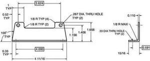 DAYTON 2H630 Mounting Bracket