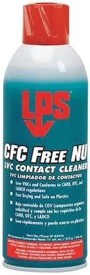 LPS 05416 Contact Cleaner, Aerosol Spray Can, 11 oz, Liquid