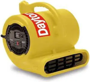 DAYTON 61HL70 Portable Dryer, 1050 cfm, Fixed Frame, 2 Speed, 1/3 hp, 115V AC,
