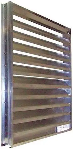 DAYTON 45C678 Intake Louver,42x42