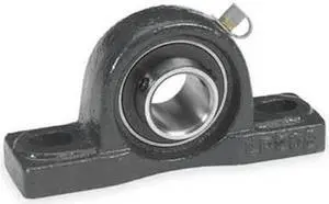 DAYTON 3FDA7 Pillow Block Bearing,Ball,1-15/16" Bore