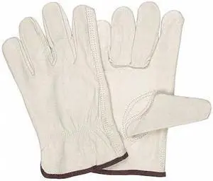 MCR SAFETY 3213XL Leather Drivers Gloves, Slip-On, Keystone Thumb, Gunn Cut,