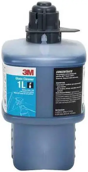 3M 1L Liquid Glass Cleaner, 2L, Blue Violet, Apple, Bottle