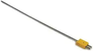DAYTON 36GL08 Thermocouple Probe,Type K,24in L,19 AWG