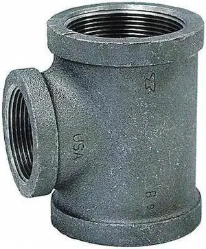 ANVIL 0310053202 Reducing Tee Reducing Tee, 2-1/2" x 2-1/2" x 3/4" Pipe, FNPT,