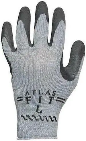 SHOWA BEST 300BXL-10 Natural Rubber Latex Coated Gloves, Palm Coverage,