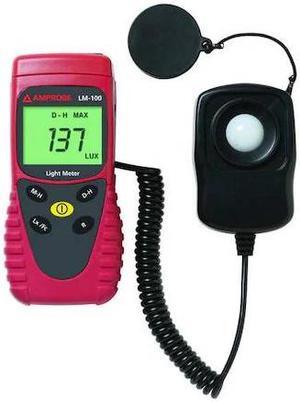 AMPROBE LM-100 Light Meter,0 to 20,000Fc