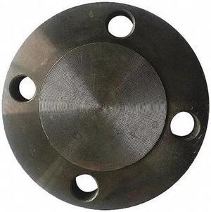 ZORO SELECT FLCS1RFBL800 Blind Flange Blind Flange, 8" Pipe, Welded, Black