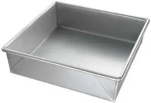 CHICAGO METALLIC 21300 Cake Pan,Square,8x8