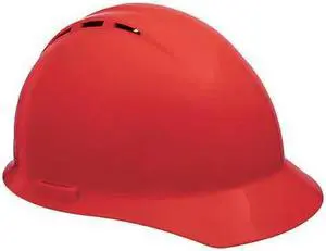 ERB SAFETY WEL19454RE Hard Hat, Americana, Polyethylene, 4 Point Ratchet, Type