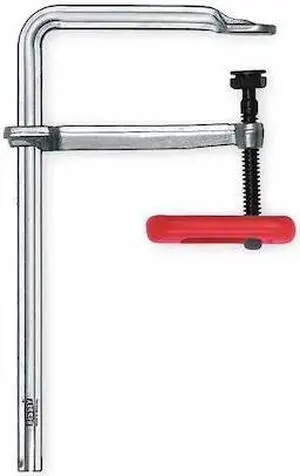 BESSEY DT2400-12 12 in Bar Clamp, Plastic, Steel Handle and 8 in Throat Depth