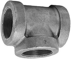 ANVIL 0300046802 2" x 2" x 3/4" FNPT Cast Iron Reducing Tee Class 125