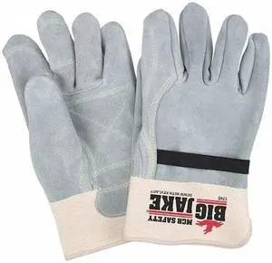 MCR SAFETY 1745S Leather Gloves, Cut Level A2 ,Uncoated ,S 12 PK