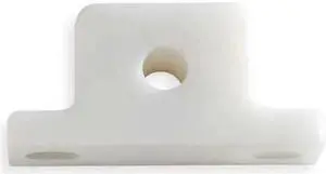 DAYTON 1F618 1F618 UHMW-PE Pillow Block Bearing, Solid Rigid