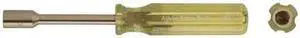 AMPCO SAFETY TOOLS ND-5/16 Nut Driver, 5/16in, Solid, Fluted, 3-7/16 in
