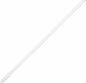 TOUGH GUY 48LZ57 57-3/4" Color Coded Handle, 1 in Dia, White, Fiberglass