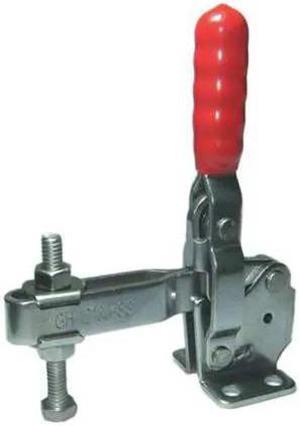 ZORO SELECT 13F618 Toggle Clamp,Vert Hold,450 Lb,SS,H 5.5