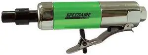 SPEEDAIRE 12V734 Straight Die Grinder, 1/4 in NPT Female Air Inlet, 1/4 in