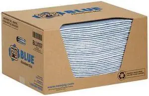 PIG BLU107 Absorbent Mat Pad, Absorbs 12 gal. Universal, PK 50 ,Light Blue