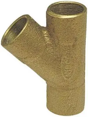 NIBCO 749-LF 3/4 Wye,45 Deg,3/4 In,Low-Lead Cast Bronze