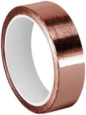 3M 1125 Foil Tape,3/4 In. x 6 Yd.,Copper
