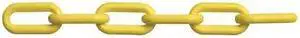 PEERLESS PEE-H2612-0552 Yellow Plastic Chain,Weldlss,8mm,150ft L