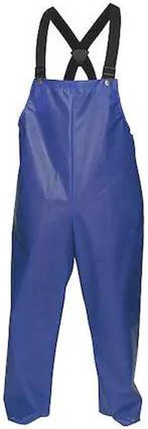 MCR SAFETY 563BFS Bib Pant,S,Blue,Unisex,Nylon Liner