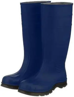 HEARTLAND FOOTWEAR 445L39 Men's Line Tuff Tall Rubber Boots, Plain Toe, 15"