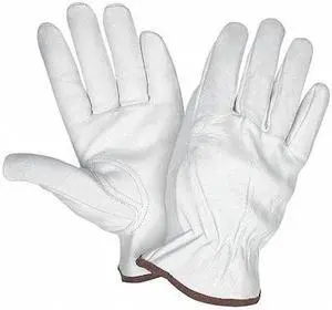 MCR SAFETY 3611XL Leather Drivers Gloves, Goatskin, Slip-On, Keystone Thumb,