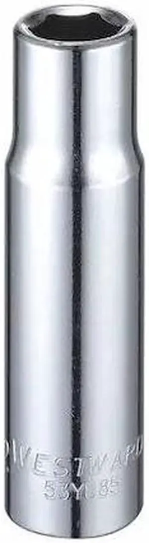 WESTWARD 53YU85 1/2" Drive, SAE Socket, 1/2" Socket Sz, 6 Pts