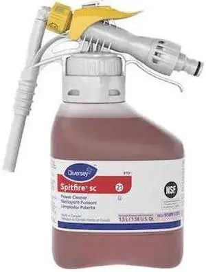 DIVERSEY 95891201 Natural Solvent Cleaner, Hose End Connection Bottle, Pine, 2
